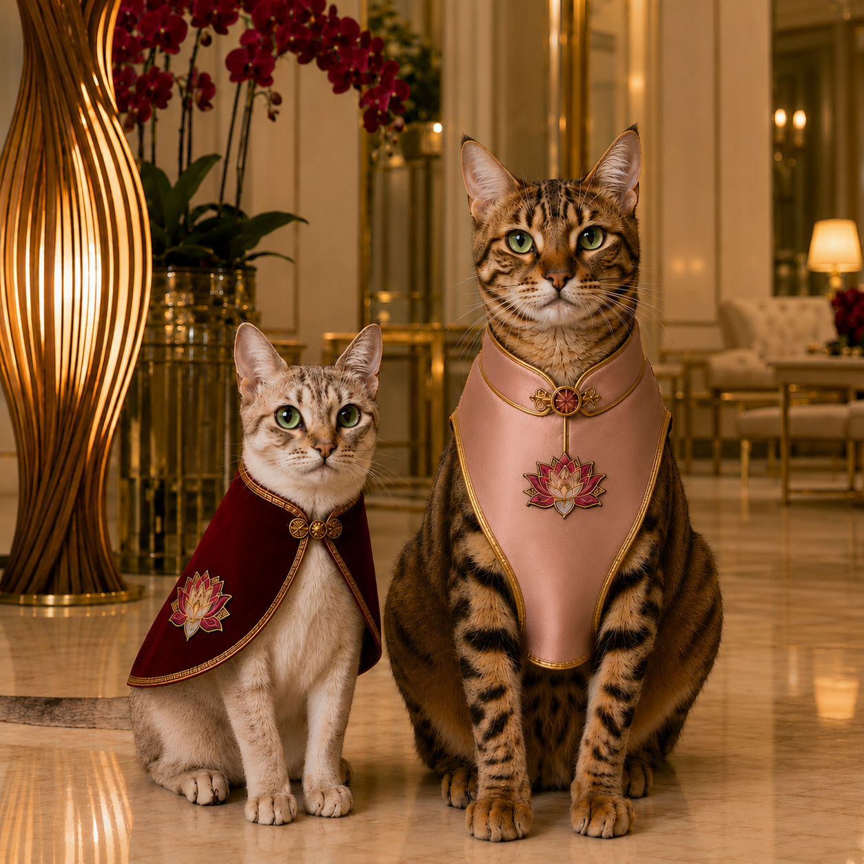 Nyméa · Lotus-Aufbügler für Hunde & Katzen